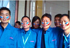 超前涂料90同學(xué)會(huì)現(xiàn)場！河南真石漆知名品牌